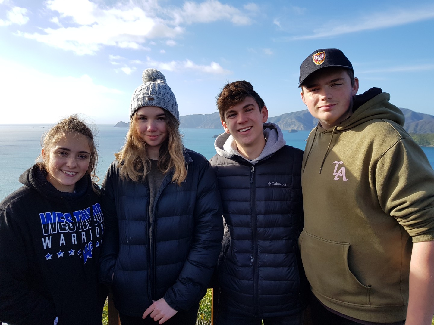 4 youth ambassadors in Upper Hutt.